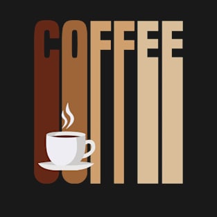 Retro Shades of Coffee Cup T-Shirt