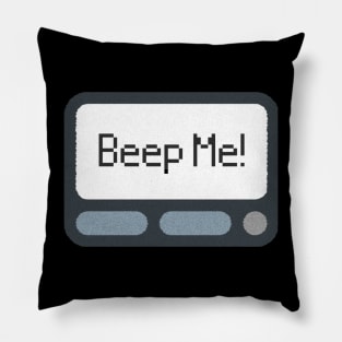 Beep Me Bro! Pillow