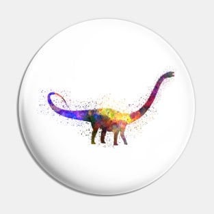 diplodocus in watercolor Pin