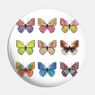 Decorative butterflies Pin