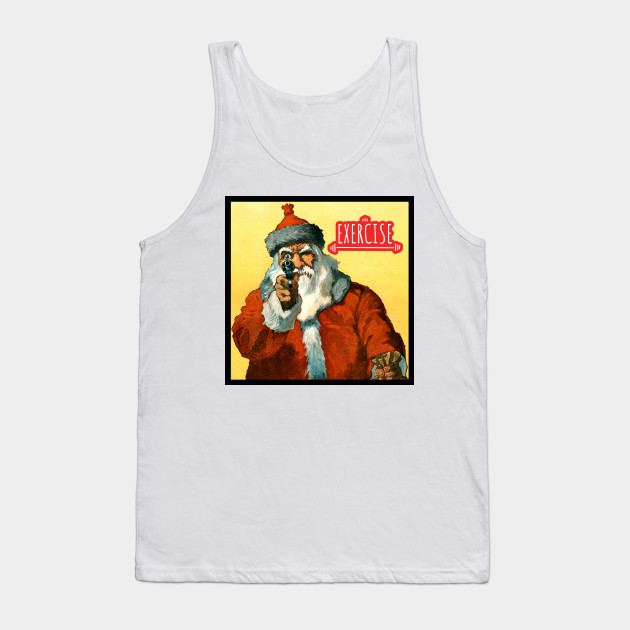 Criminal Santa demands Hands up: Exercise, workout motivational - Funny Christmas gift 2021 ...