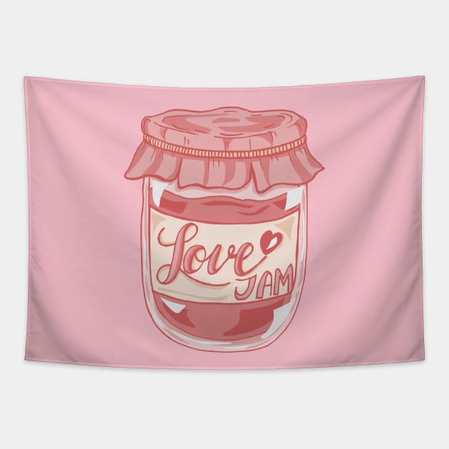 Love Jam Tapestry by ThaisMelo