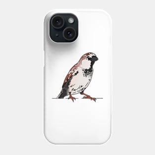 House sparrow Phone Case