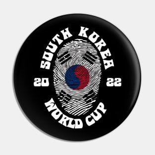 South Korea World Cup 2022 Pin