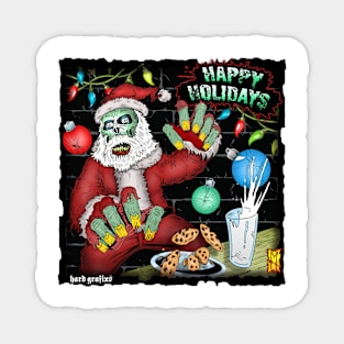 Santa Zombie wants Brains by Grafixs© / Miguel Heredia Magnet