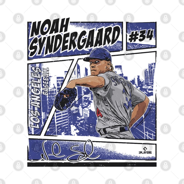 Noah Syndergaard Los Angeles D Comic by ganisfarhan