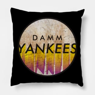 Damn Yankees - VINTAGE YELLOW CIRCLE Pillow