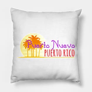 Life's a Beach: Puerto Nuevo, Puerto Rico Pillow