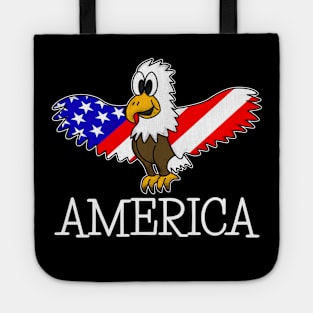 Eagle US Flag America Independence Day 4th July Tote