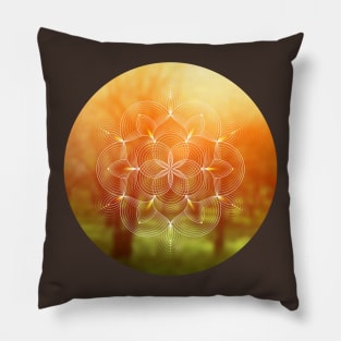 Valinor (Undying Lands) | Sacred geometry art Pillow