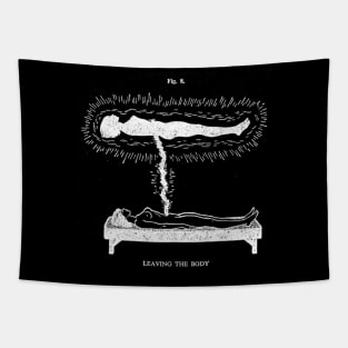 Astral Projection Illustration Tapestry