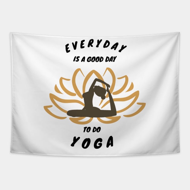Love Yoga Tapestry by Pupky