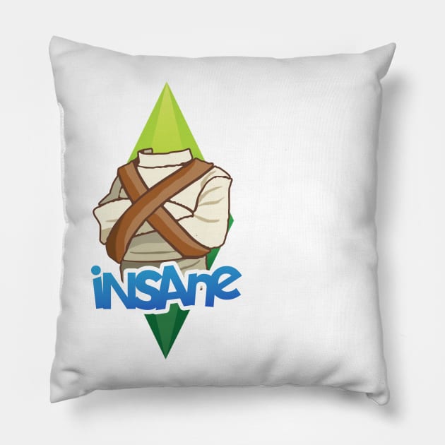 The Sims Insane Pillow by crtswerks