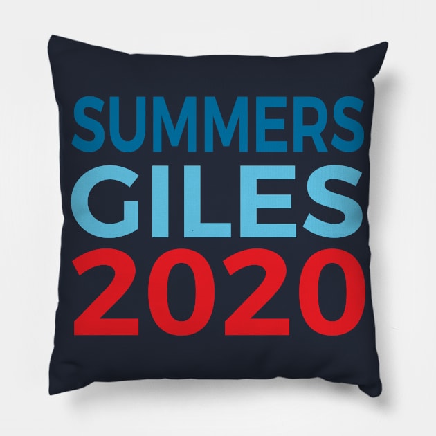 Buffy Fan Gift - Summers Giles 2020 Pillow by nerdydesigns