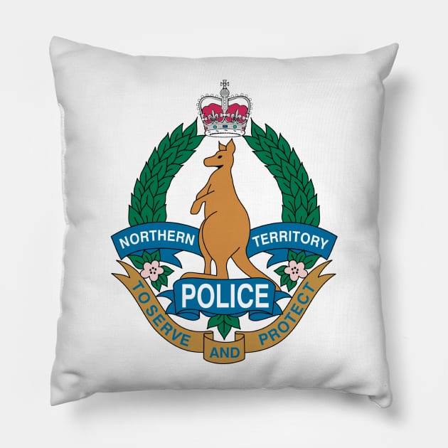 Northern Territory Police Pillow by Wickedcartoons