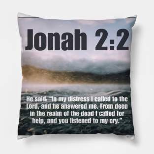 Jonah 2:2 Pillow