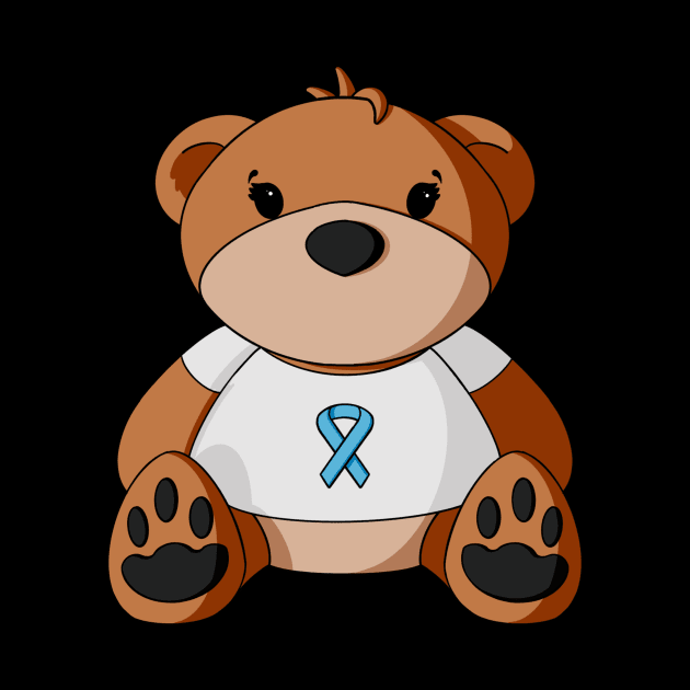 Prostate Cancer Awareness Teddy Bear by Alisha Ober Designs