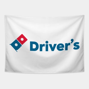 Parody Logo Domino's - Drivers Tapestry