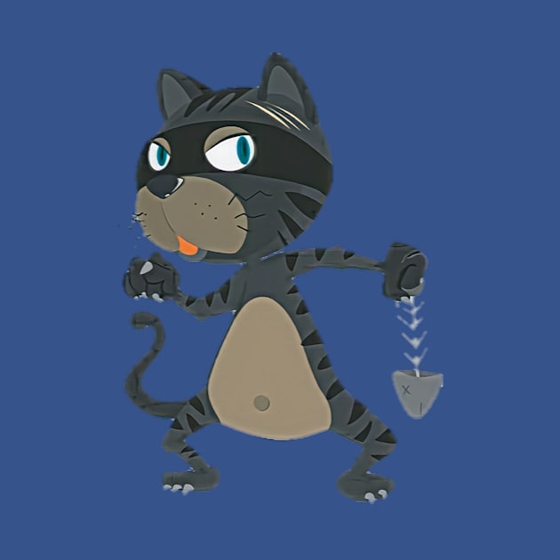 funny thief cat by Morima