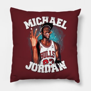 Michael Jordan Aesthetic Tribute 〶 Pillow