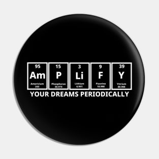 Amplify Your Dreams Periodically Pin