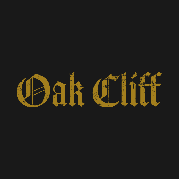 Oak Cliff Texas Gold (ish?) by Fresh Fly Threads