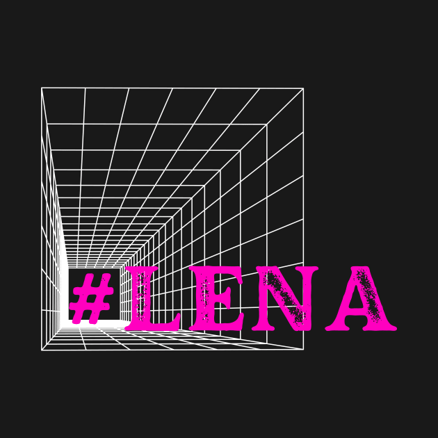 Name Lena. Geometry by MartaBudzenPL