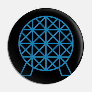 Spaceship Earth - Blue Pin