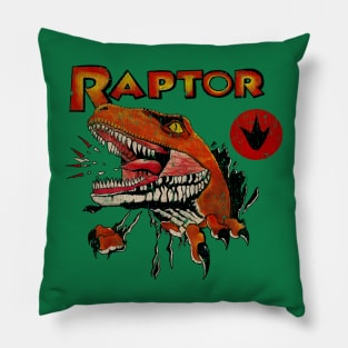 Enid's Raptor 2001 Vintage Pillow