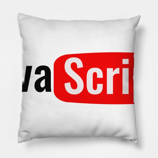 JavaScript - Vainilla JS - YouTube Pillow by FaixaPreta