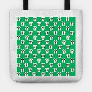 Flip Flops - Green Tote