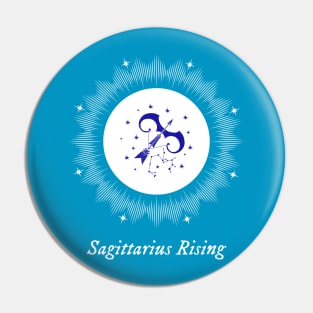 Sagittarius Rising Astrology Chart Zodiac Sign Ascendant Pin