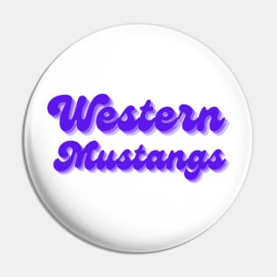 Western Mustangs Pin