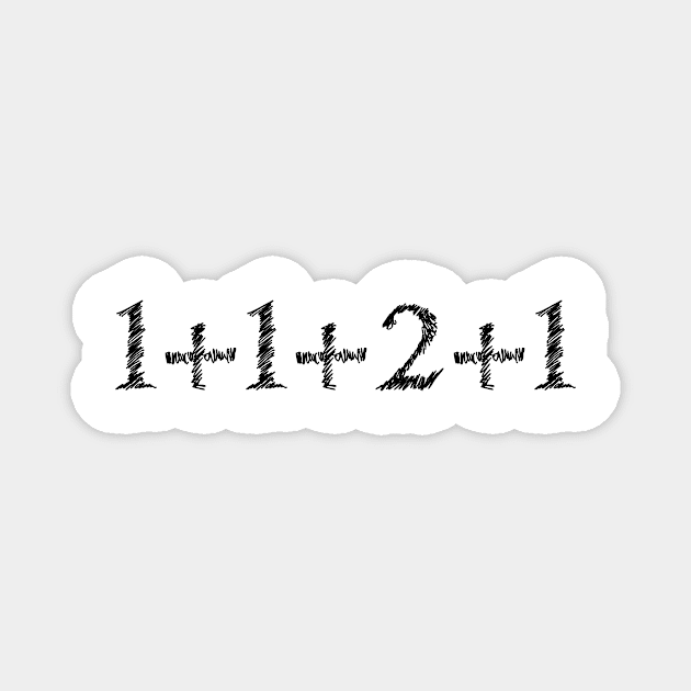 1+1+2+1 Magnet by Absign