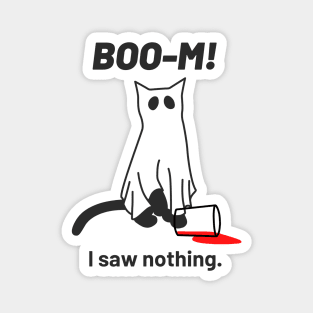 Boo-m Ghost Cat Magnet