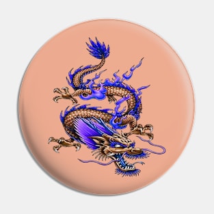 Chinese Treasure Dragon Mythical Creature Pin