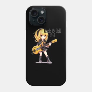 Rock & Roll Girl, Cute Girl, Girl Power Phone Case