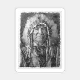 Sitting Bear, Native American Chief Magnet