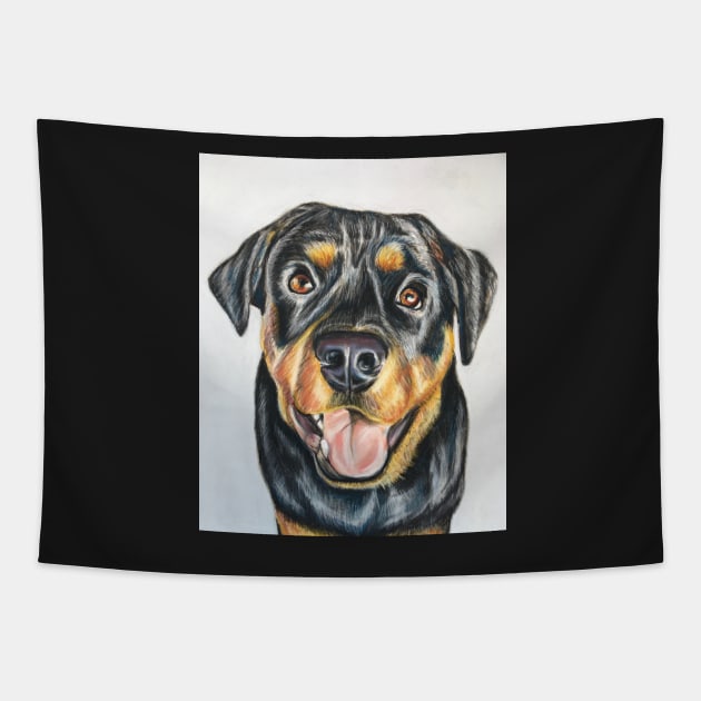 Rottweiler Tapestry by Merlinsmates