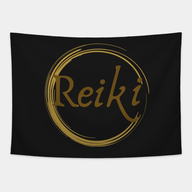 zen circle reiki Tapestry by sanaca