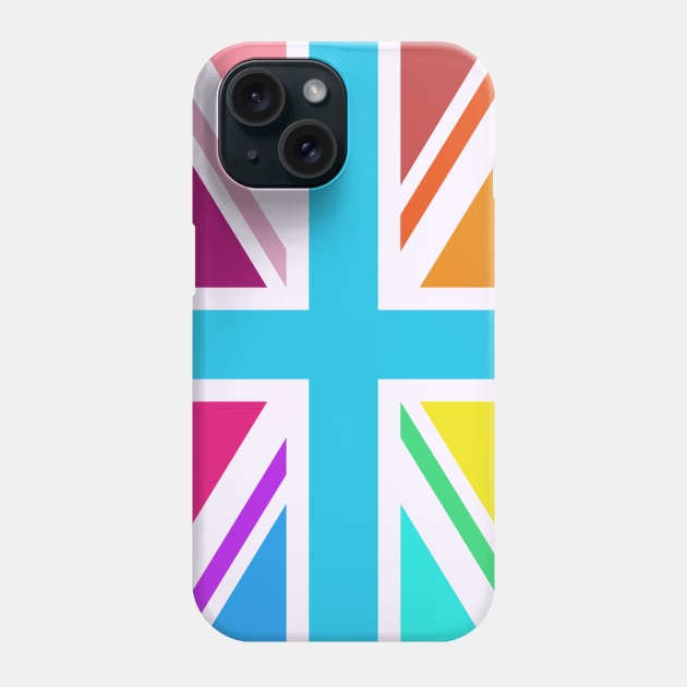 Multicolored Union Jack/flag (II) Phone Case by NataliePaskell