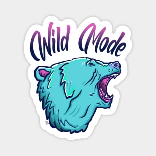 Wild Mode Strong Bear Magnet