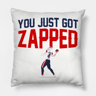 you just got zapped Pillow