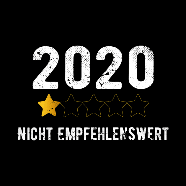 2020 Bewertung 1 Stern von 5 witziges Spruch Geschenk by SinBle