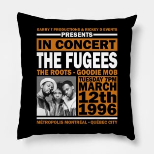 1996 Hip Hop Concert (Quebec City) Pillow