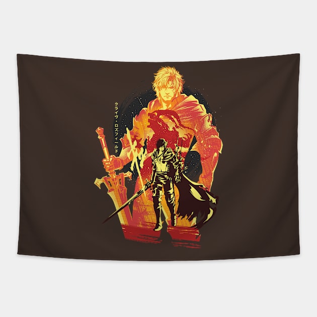 First Shield of Rosaria v2 Tapestry by HyperTwenty