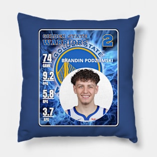 Brandin Podziemski Pillow