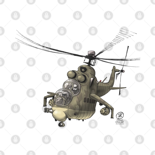 Mil MI24 Hind by oscarsanchez