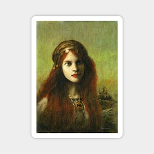 The Celt (Pre-raphaelite Redhead) Magnet