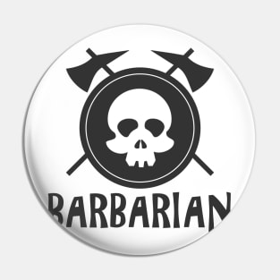 Barbarian Logo Pin